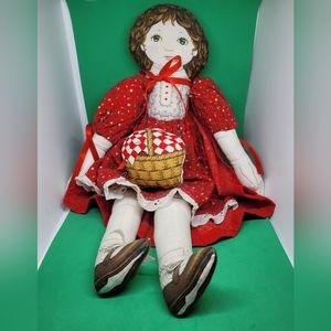 Little Red Riding Hood, handmade doll, handmade, Little red riding hood dolls